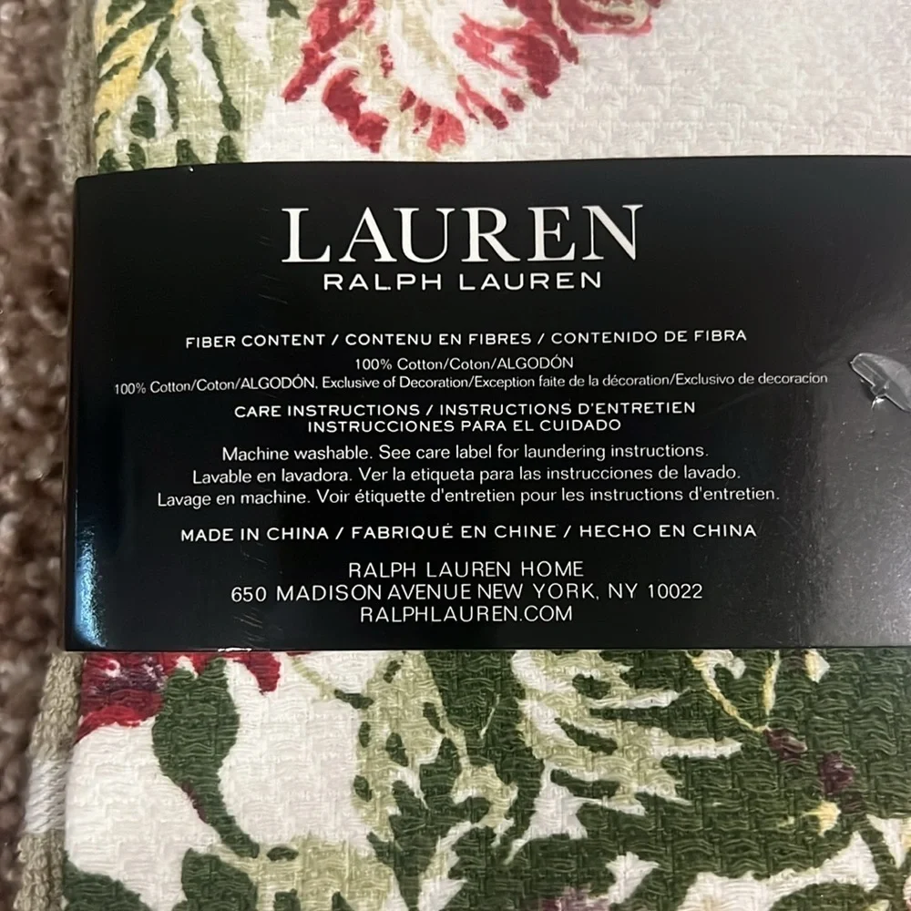 3 kitchen towels by Ralph Lauren brand new with tags